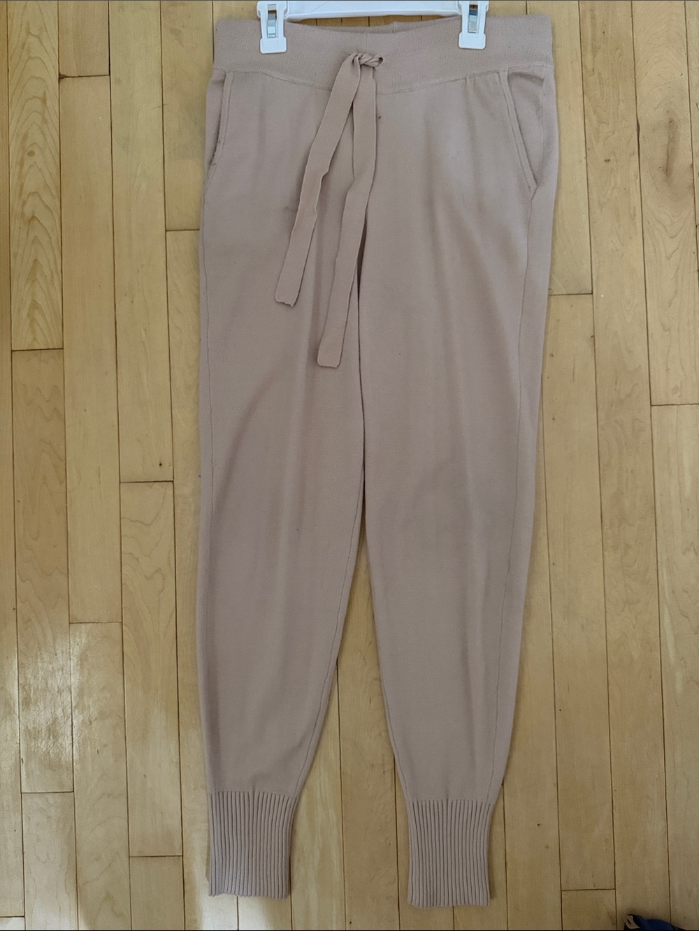 Calia Women's Knit Jogger Pants in Cream color